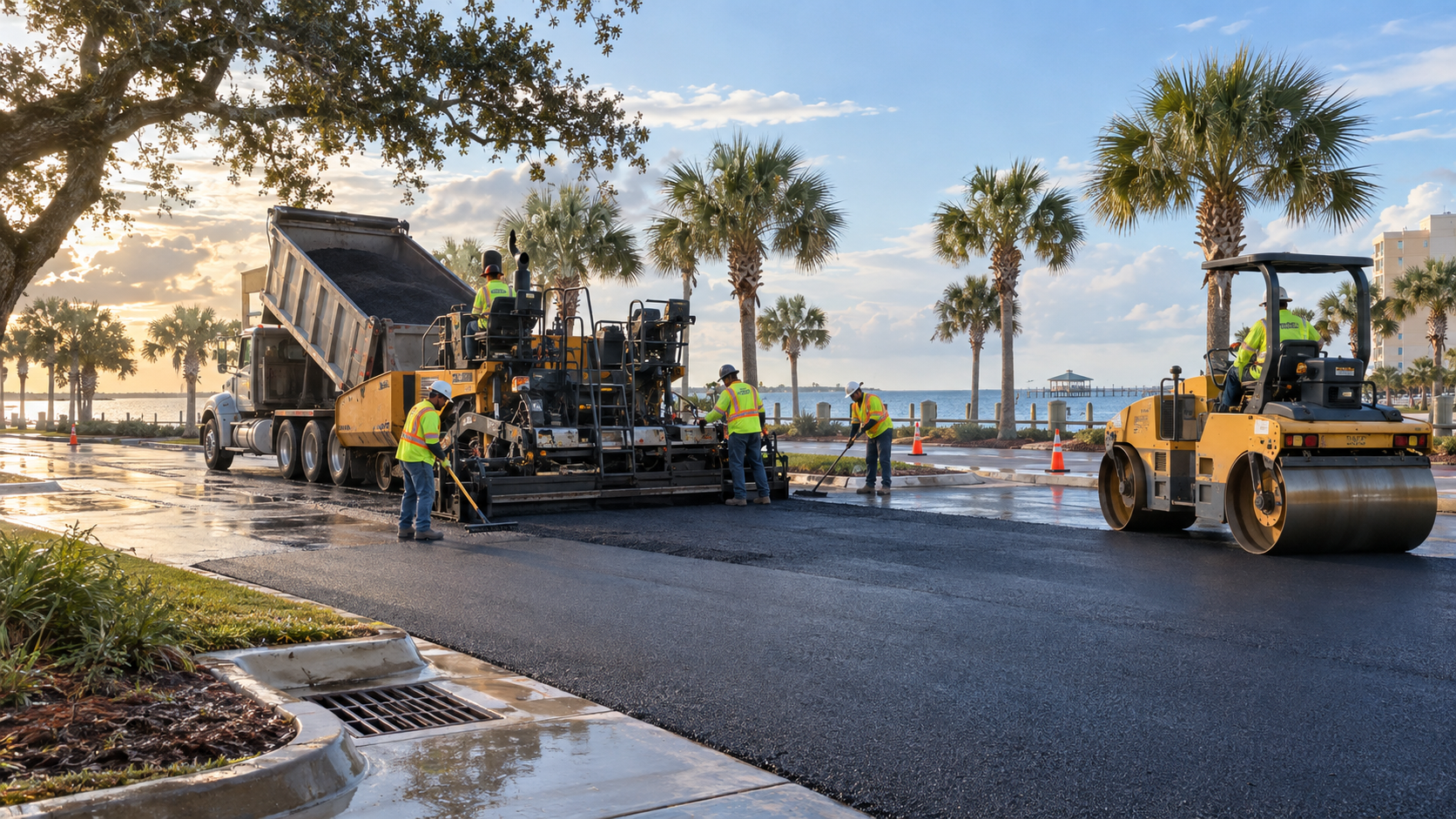 Biloxi Gulf Coast Asphalt Paving - Chris Paving LLC Asphalt paving project in biloxi ms