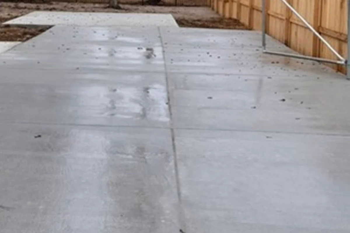 Residential Concrete Driveway in Southeast Louisiana - Chris Paving LLC Finished concrete driveway at a residential property in southeast louisiana